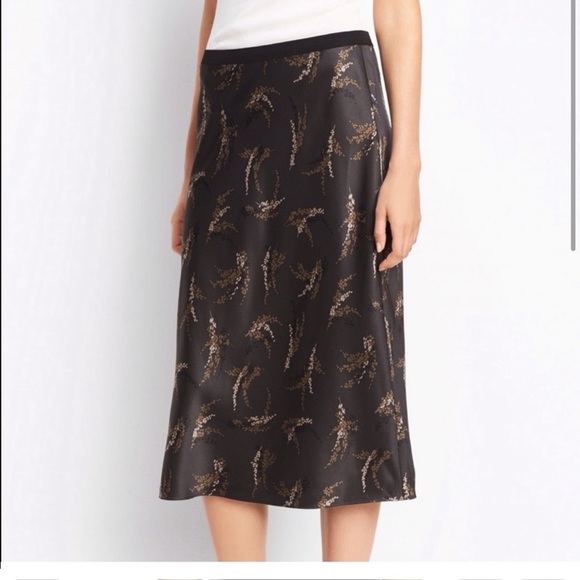 Vince Dresses & Skirts - Elegant Black and Gold Women's Skirt